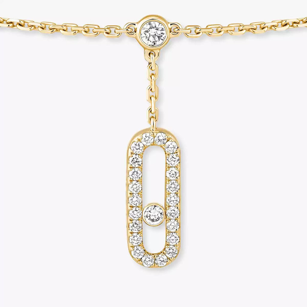 [Loco jewelrys] Move Uno pavé ankle bracelet