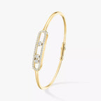 [Loco jewelrys]Move Pavé Diamond Bangle Bracelet M