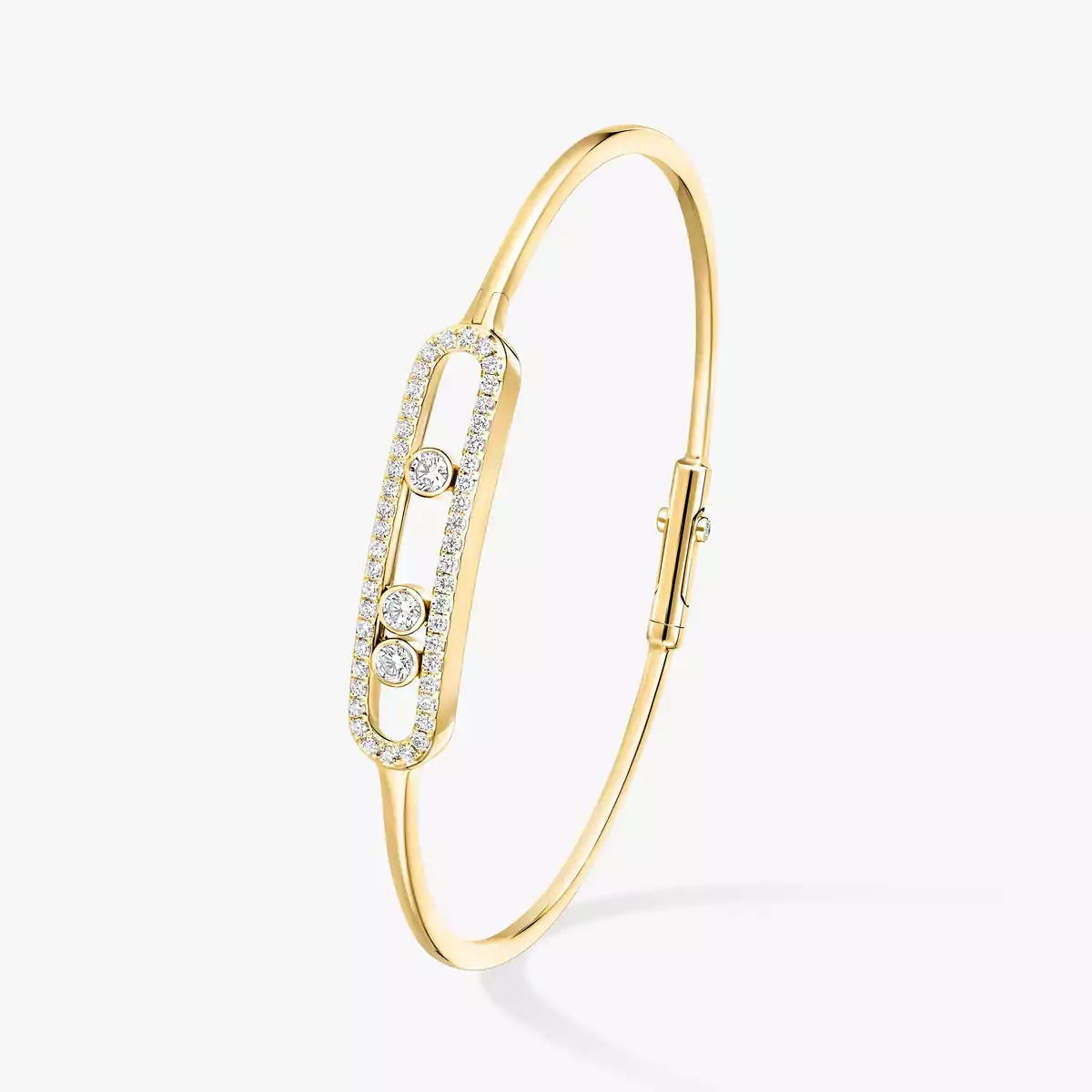 [Loco jewelrys]Move Pavé Diamond Bangle Bracelet M