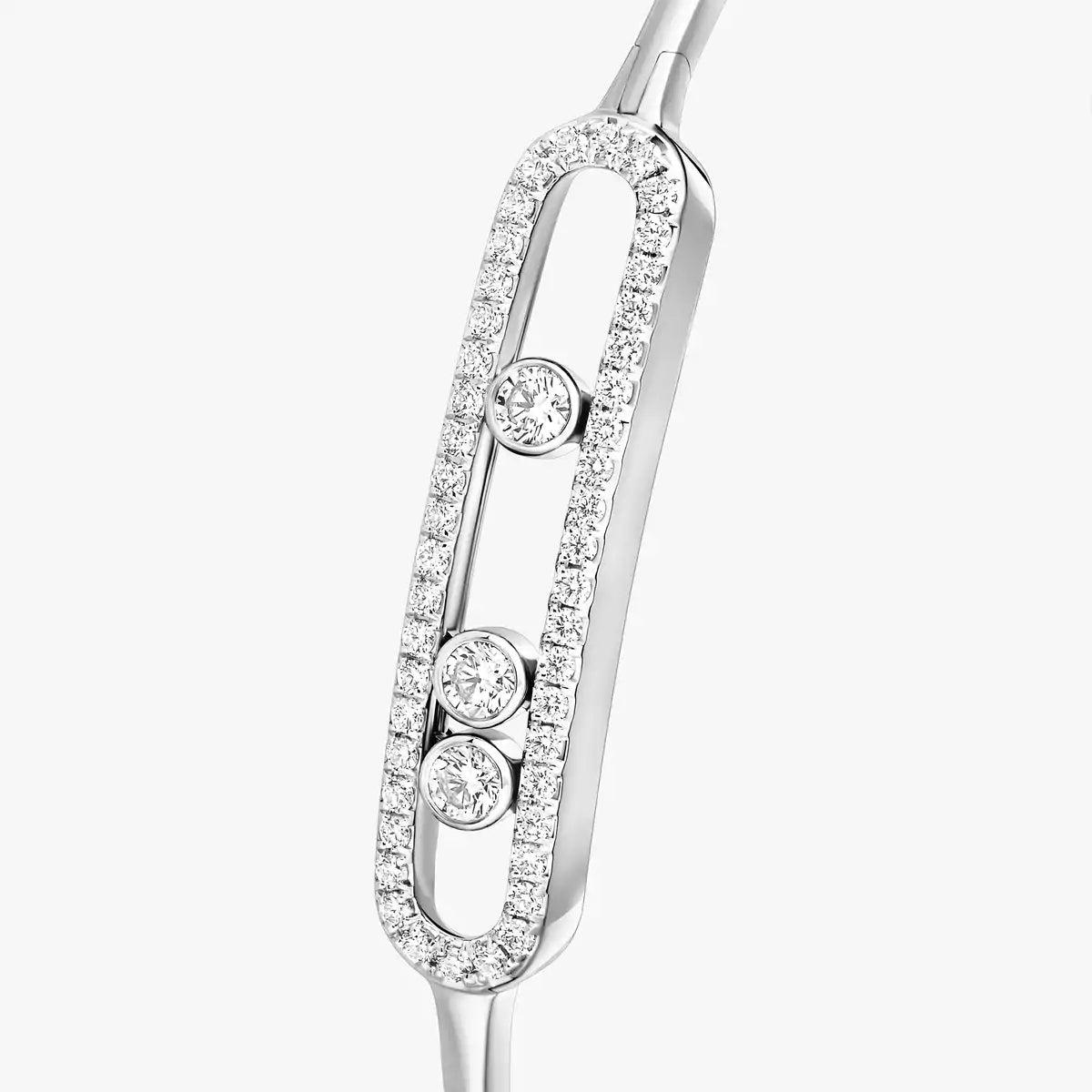 [Loco jewelrys]Move Pavé Diamond Bangle Bracelet M