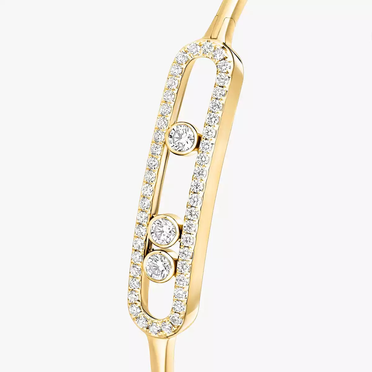 [Loco jewelrys]Move Pavé Diamond Bangle Bracelet M