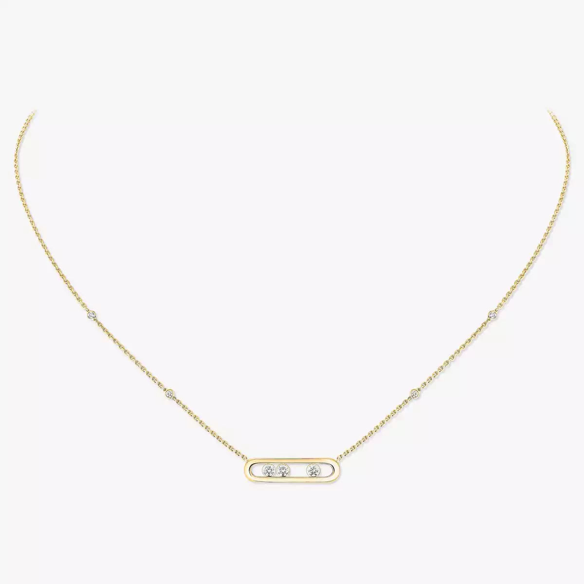 [Loco jewelrys] Baby Move Gold Diamond Necklace