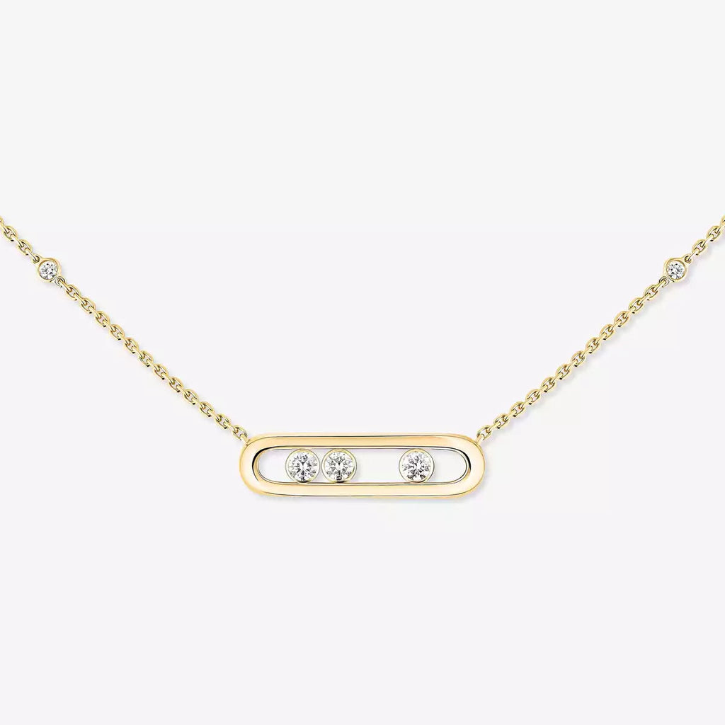 [Loco jewelrys] Baby Move Gold Diamond Necklace
