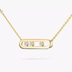 [Loco jewelrys] Baby Move Gold Diamond Necklace