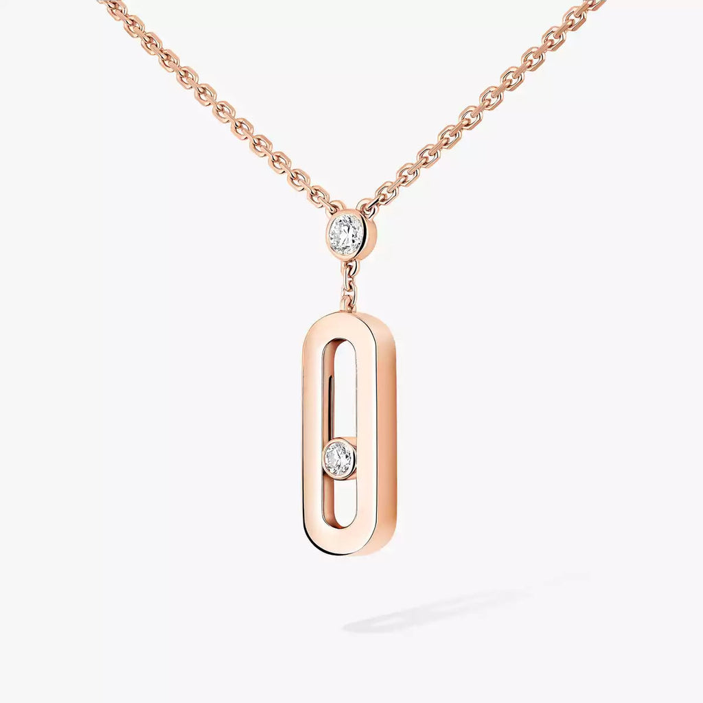 [Loco jewelrys] Move Uno Gold Diamond Long Necklace