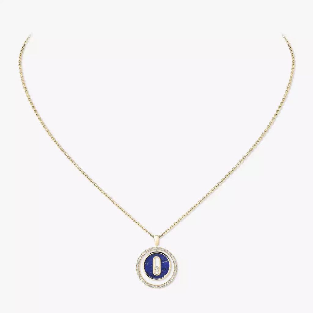 [Loco jewelrys]Lucky Move Diamond Necklace in Rose Gold and White Mother-of-Pearl