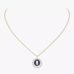 [Loco jewelrys]Lucky Move Diamond Necklace in Rose Gold and White Mother-of-Pearl