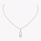 [Loco jewelrys]Move Uno Diamond Necklace in Rose Gold