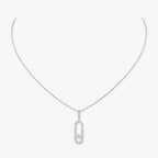 [Loco jewelrys]Move Uno Diamond Necklace in Rose Gold