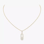 [Loco jewelrys]Move Uno Diamond Necklace in Rose Gold