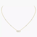[Loco jewelrys]Diamond Necklace Move Uno