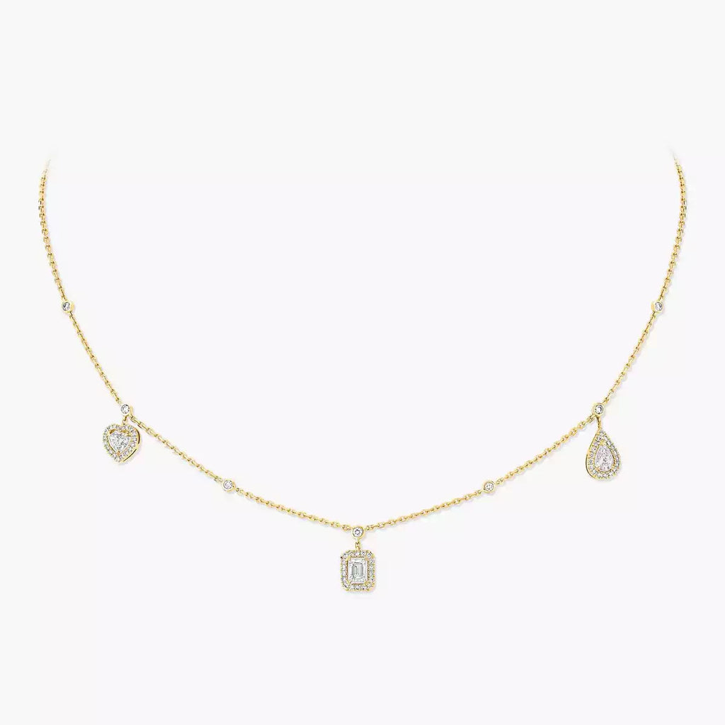 [Loco jewelrys]My Twin Diamond Necklace in Silver