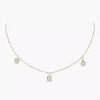 [Loco jewelrys]My Twin Diamond Necklace in Silver