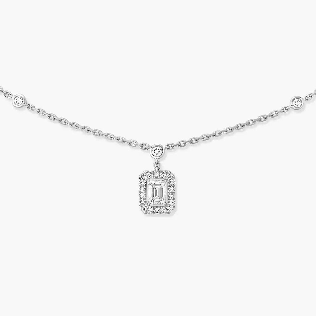 [Loco jewelrys]My Twin Diamond Necklace in Silver
