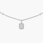 [Loco jewelrys]My Twin Diamond Necklace in Silver