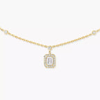 [Loco jewelrys]My Twin Diamond Necklace in Silver