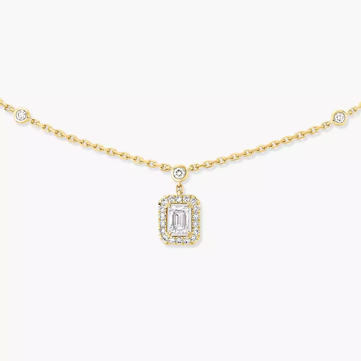 [Loco jewelrys]My Twin Diamond Necklace in Silver