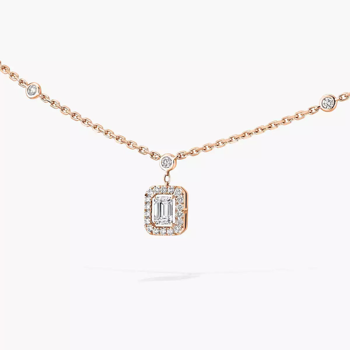 [Loco jewelrys]My Twin Diamond Necklace in Silver