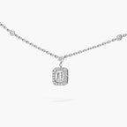[Loco jewelrys]My Twin Diamond Necklace in Silver