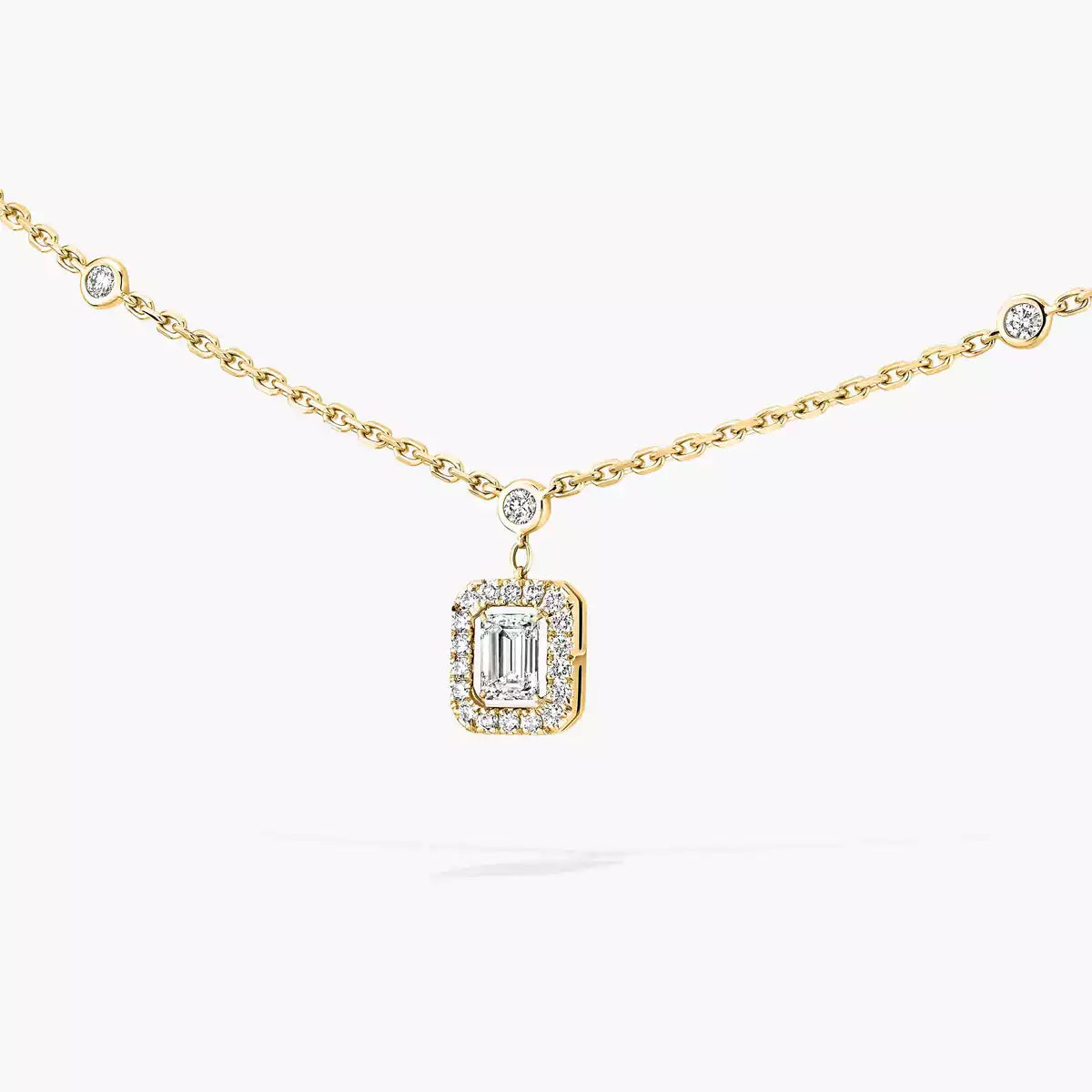 [Loco jewelrys]My Twin Diamond Necklace in Silver