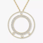 [Loco jewelrys]Move Romane Long Pave_-Set Diamond Necklace