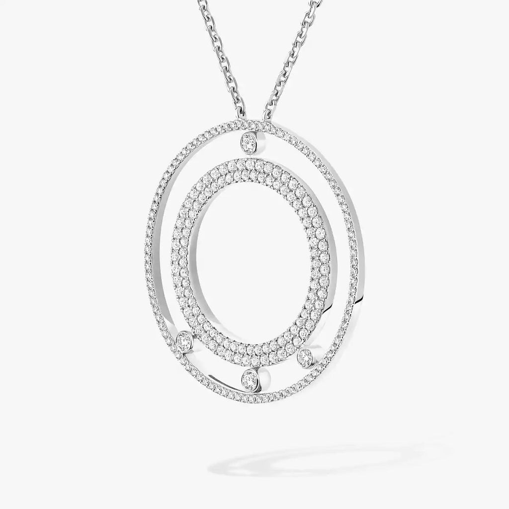[Loco jewelrys]Move Romane Long Pave_-Set Diamond Necklace