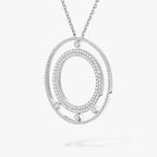 [Loco jewelrys]Move Romane Long Pave_-Set Diamond Necklace