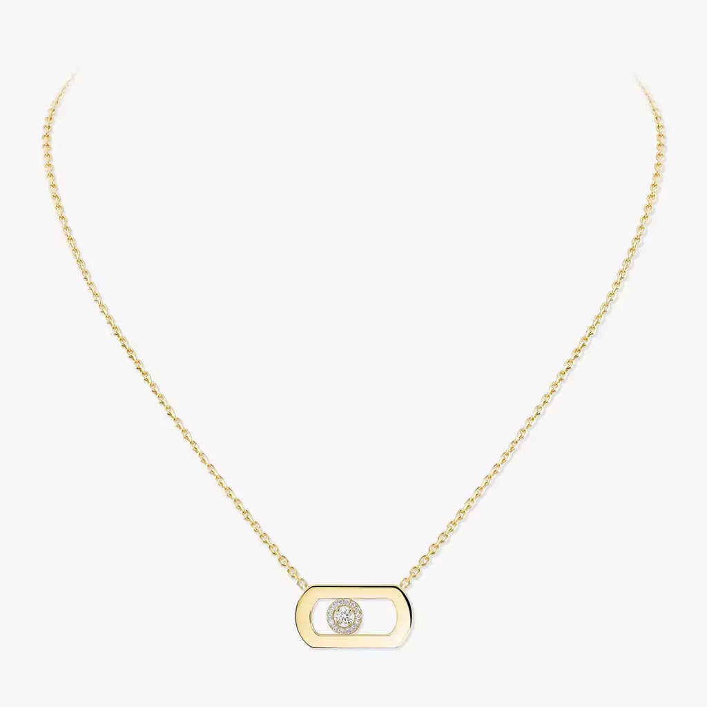 [Loco jewelrys]So Move Diamond Necklace in Gold
