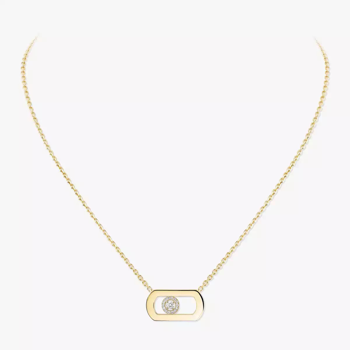 [Loco jewelrys]So Move Diamond Necklace in Gold