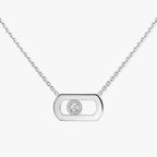 [Loco jewelrys]So Move Diamond Necklace in Gold