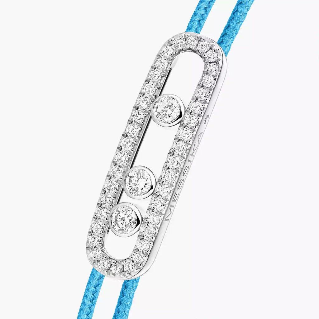 [Loco jewelrys]Messika Care(s) pink cord pavé bracelet