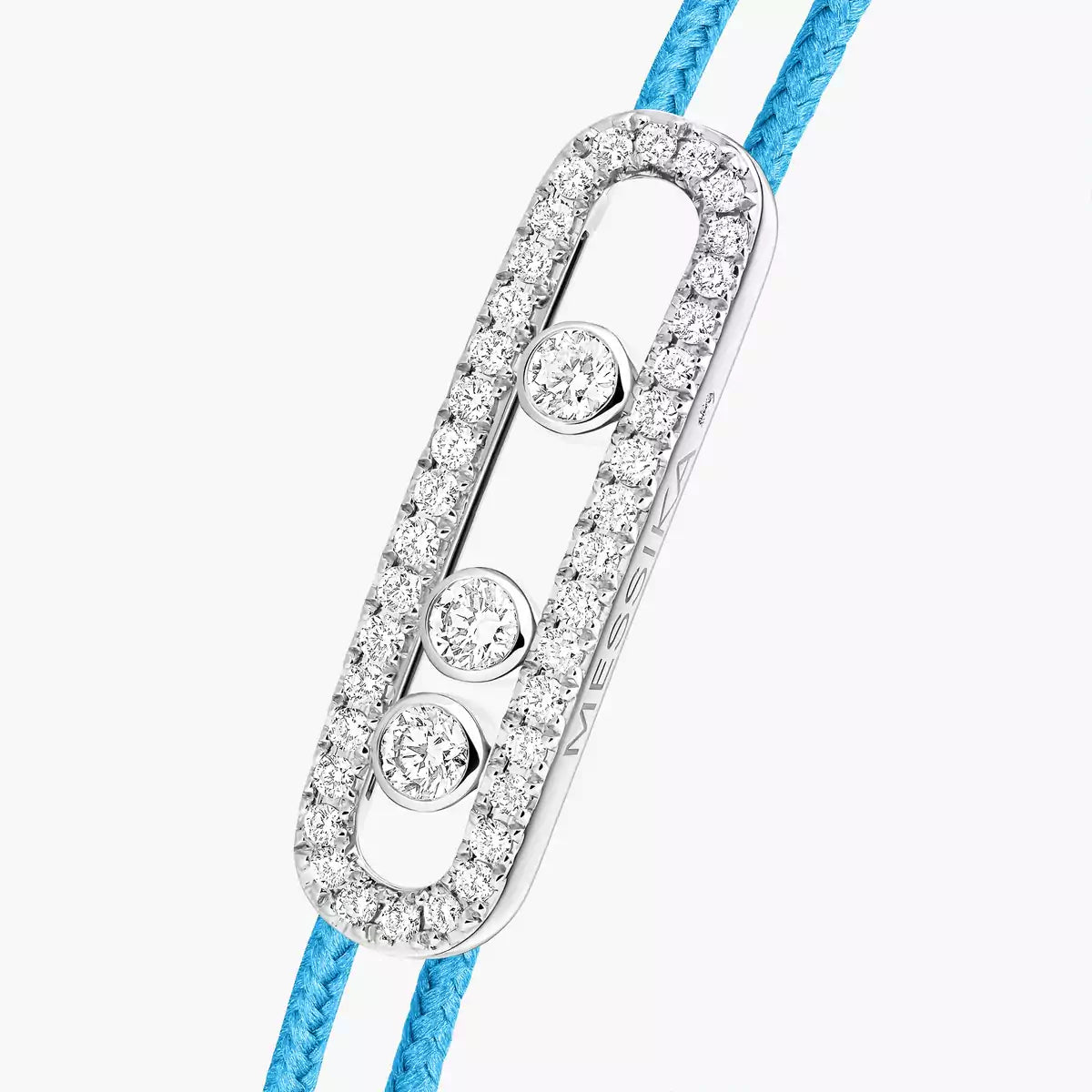 [Loco jewelrys]Messika Care(s) pink cord pavé bracelet