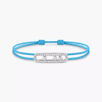 [Loco jewelrys]Messika Care(s) pink cord pavé bracelet