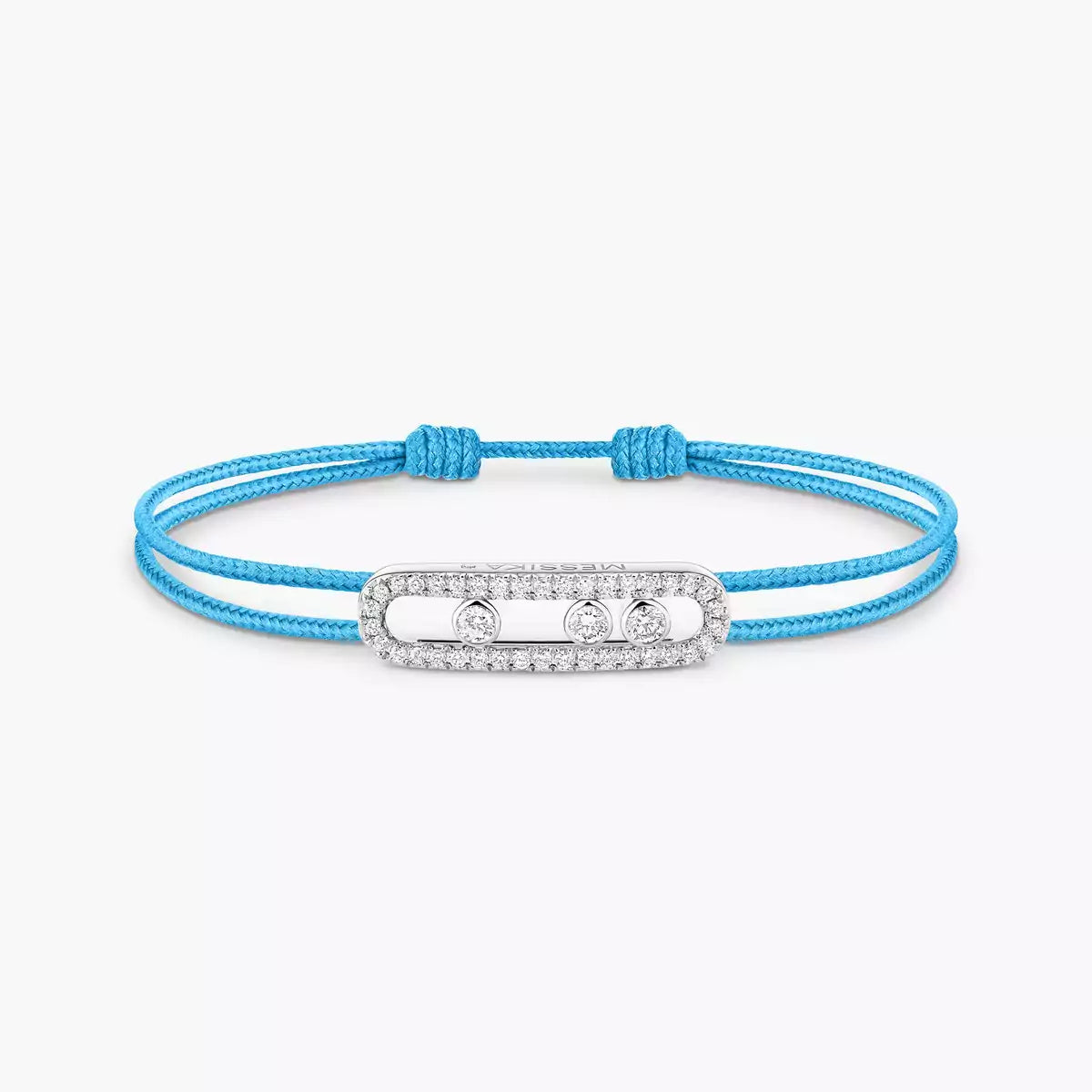 [Loco jewelrys]Messika Care(s) pink cord pavé bracelet