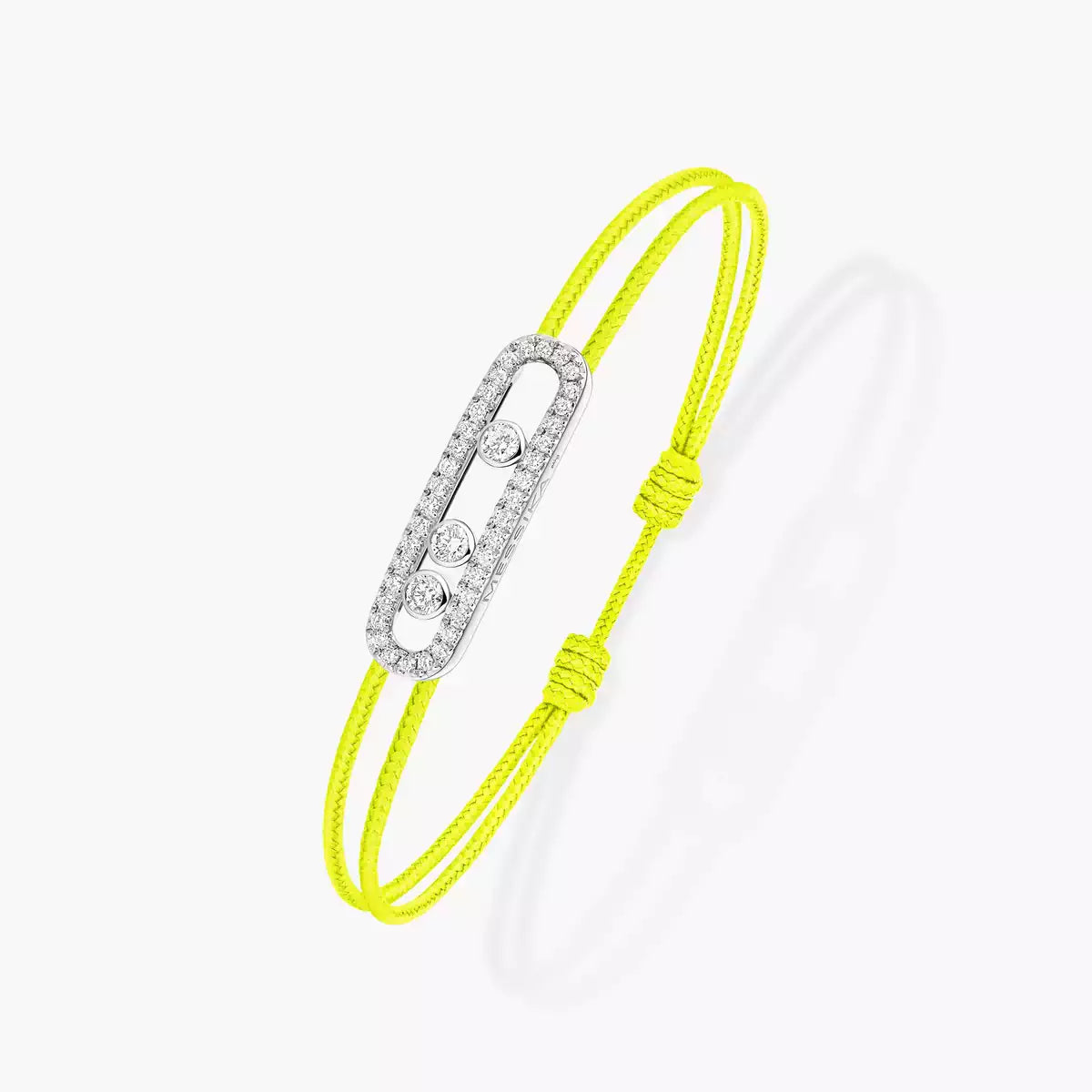 [Loco jewelrys]Messika Care(s) pink cord pavé bracelet