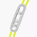 [Loco jewelrys]Messika Care(s) pink cord pavé bracelet
