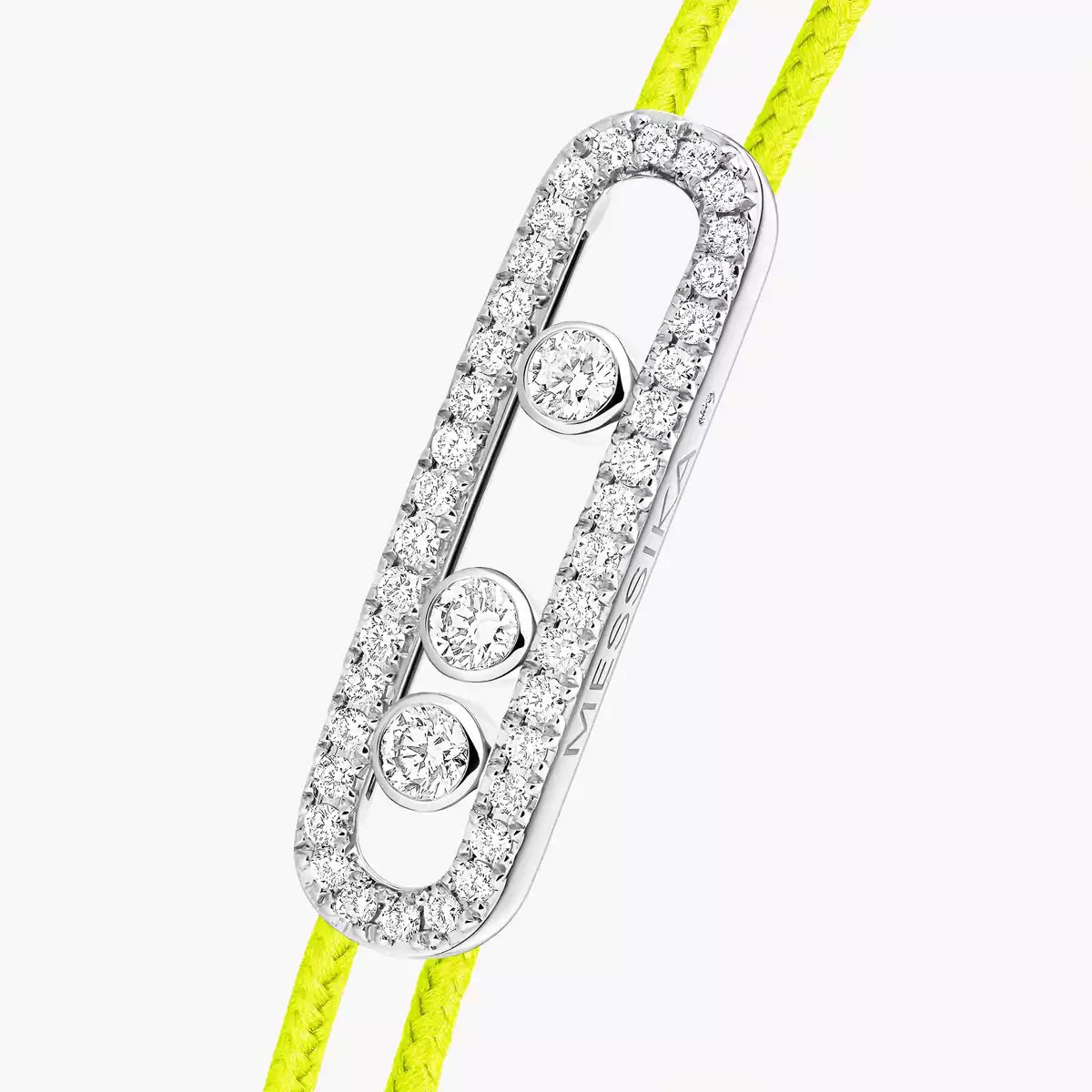 [Loco jewelrys]Messika Care(s) pink cord pavé bracelet