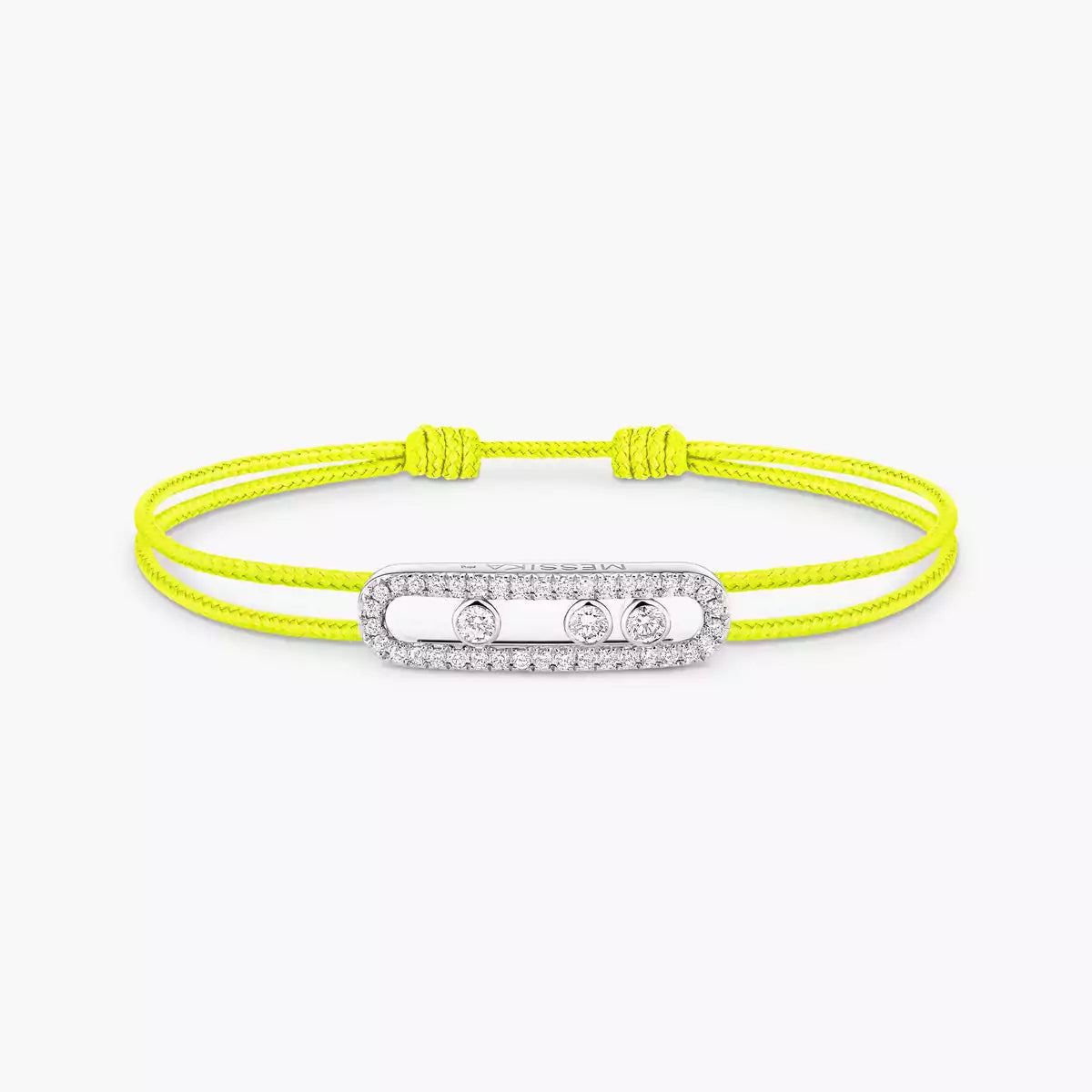 [Loco jewelrys]Messika Care(s) pink cord pavé bracelet