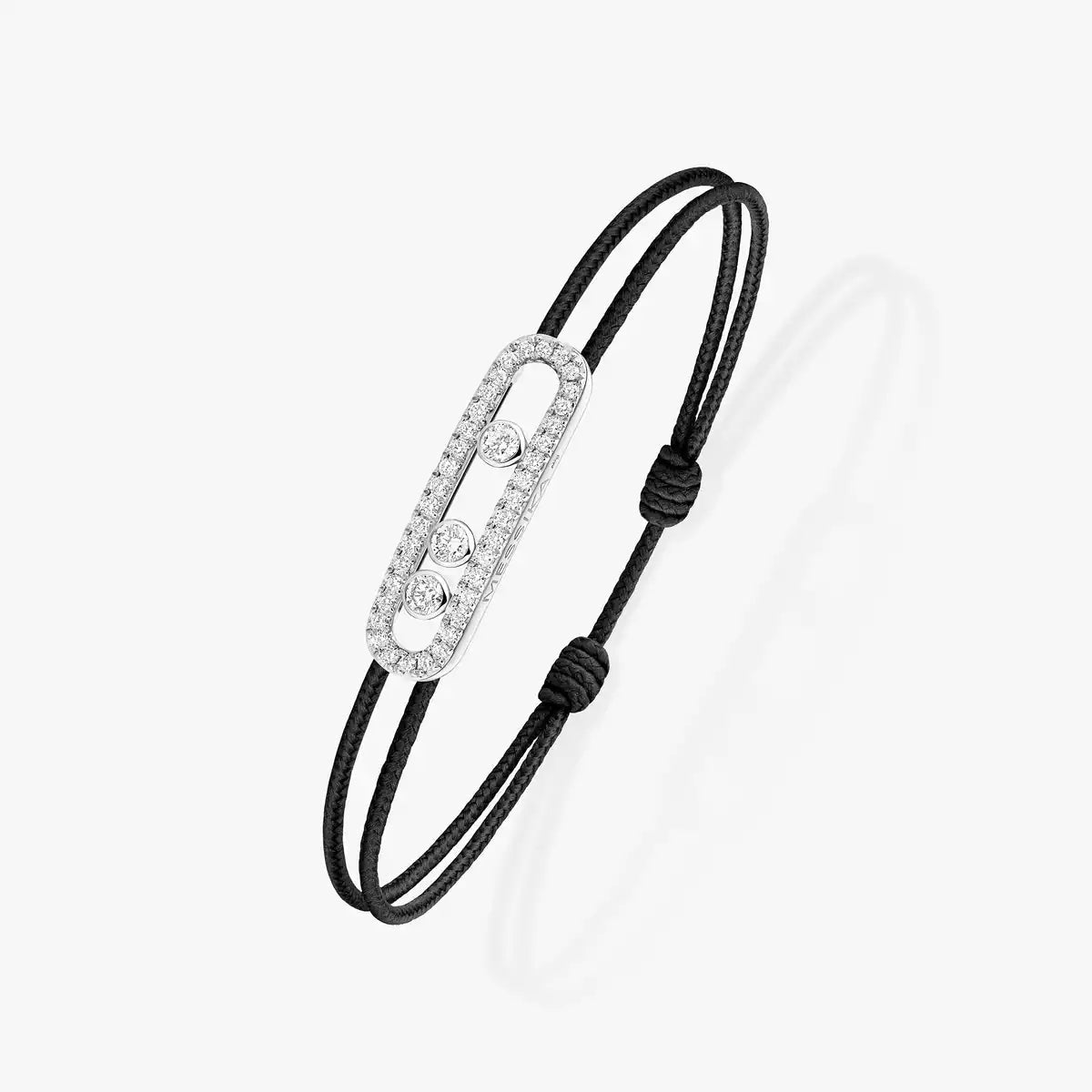 [Loco jewelrys]Messika Care(s) pink cord pavé bracelet