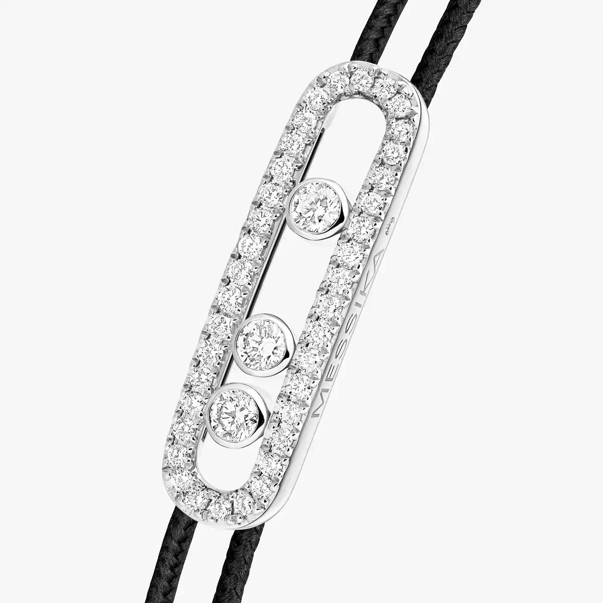 [Loco jewelrys]Messika Care(s) pink cord pavé bracelet