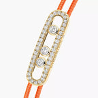 [Loco jewelrys]Messika Care(s) pink cord pavé bracelet