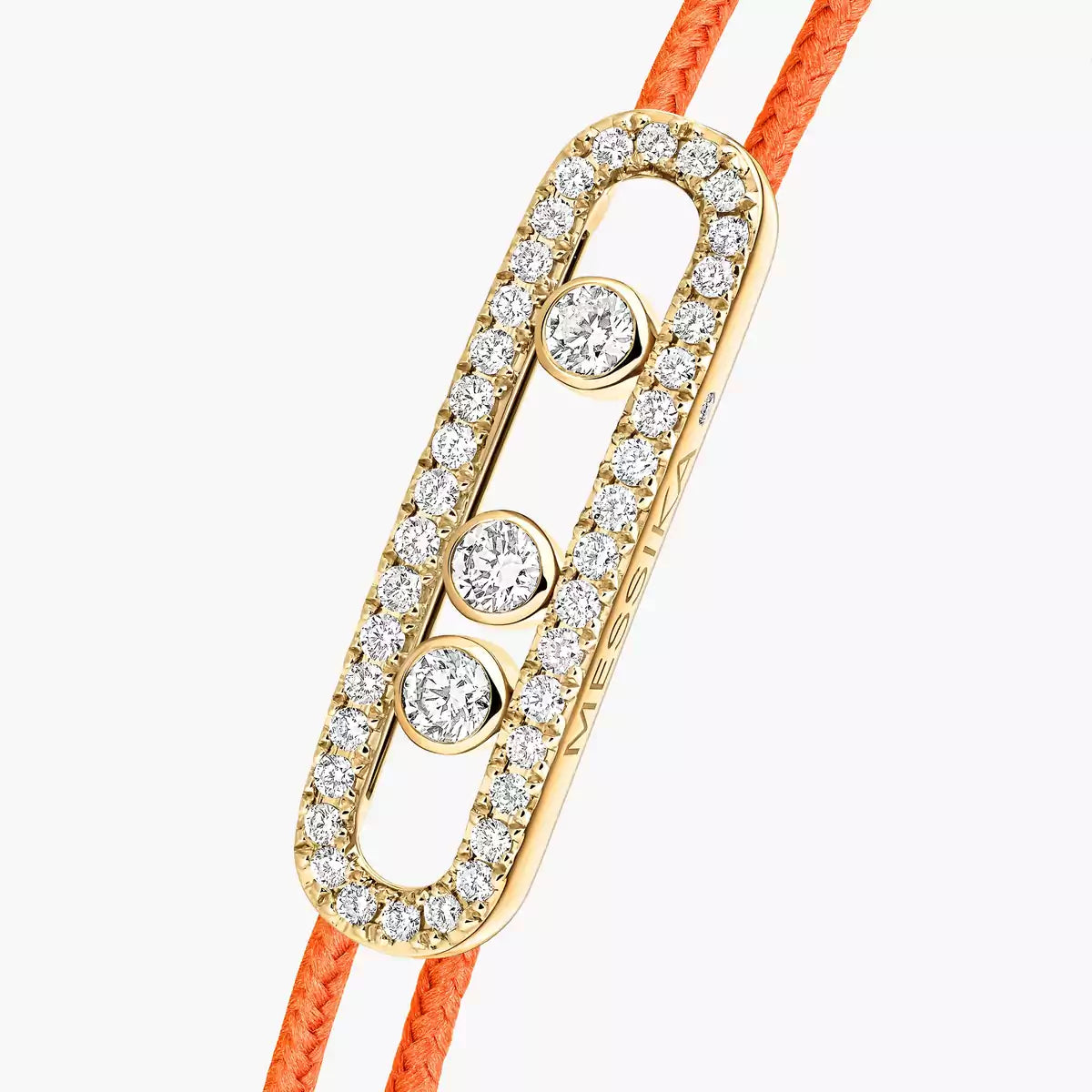[Loco jewelrys]Messika Care(s) pink cord pavé bracelet
