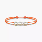[Loco jewelrys]Messika Care(s) pink cord pavé bracelet