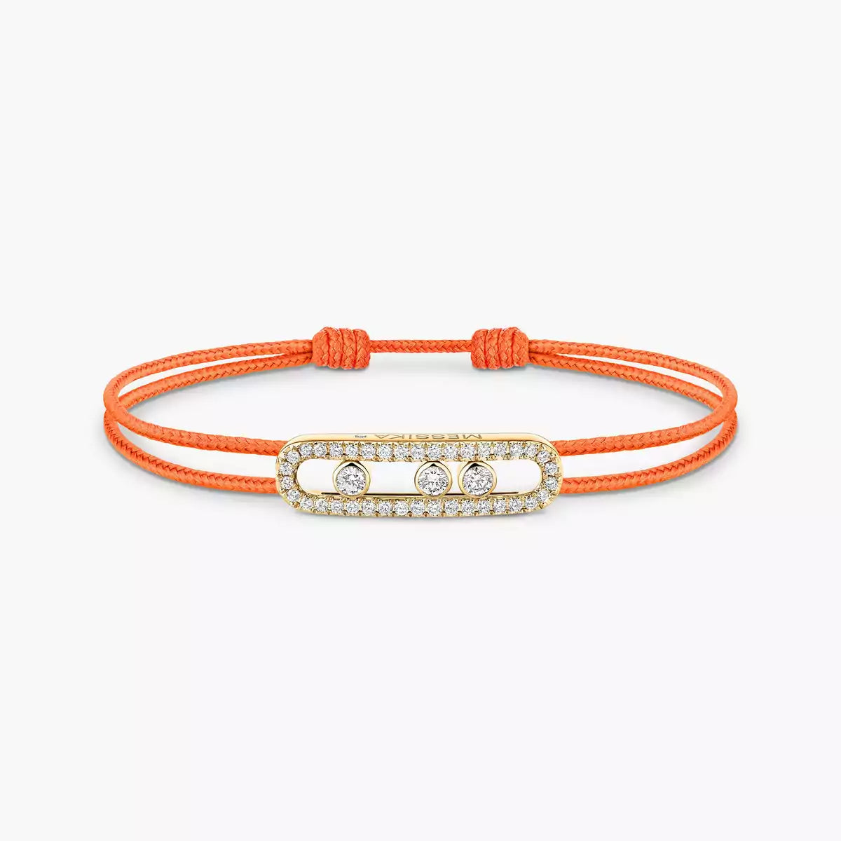 [Loco jewelrys]Messika Care(s) pink cord pavé bracelet