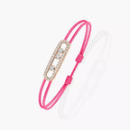 [Loco jewelrys]Messika Care(s) pink cord pavé bracelet