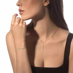 [Loco jewelrys]Diamond Thin Bangle 0.15ct My Twin Toi & Moi