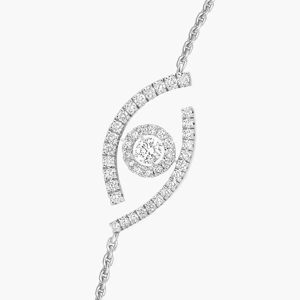 [Loco jewelrys]Lucky Eye Pave-Set Diamond Bracelet