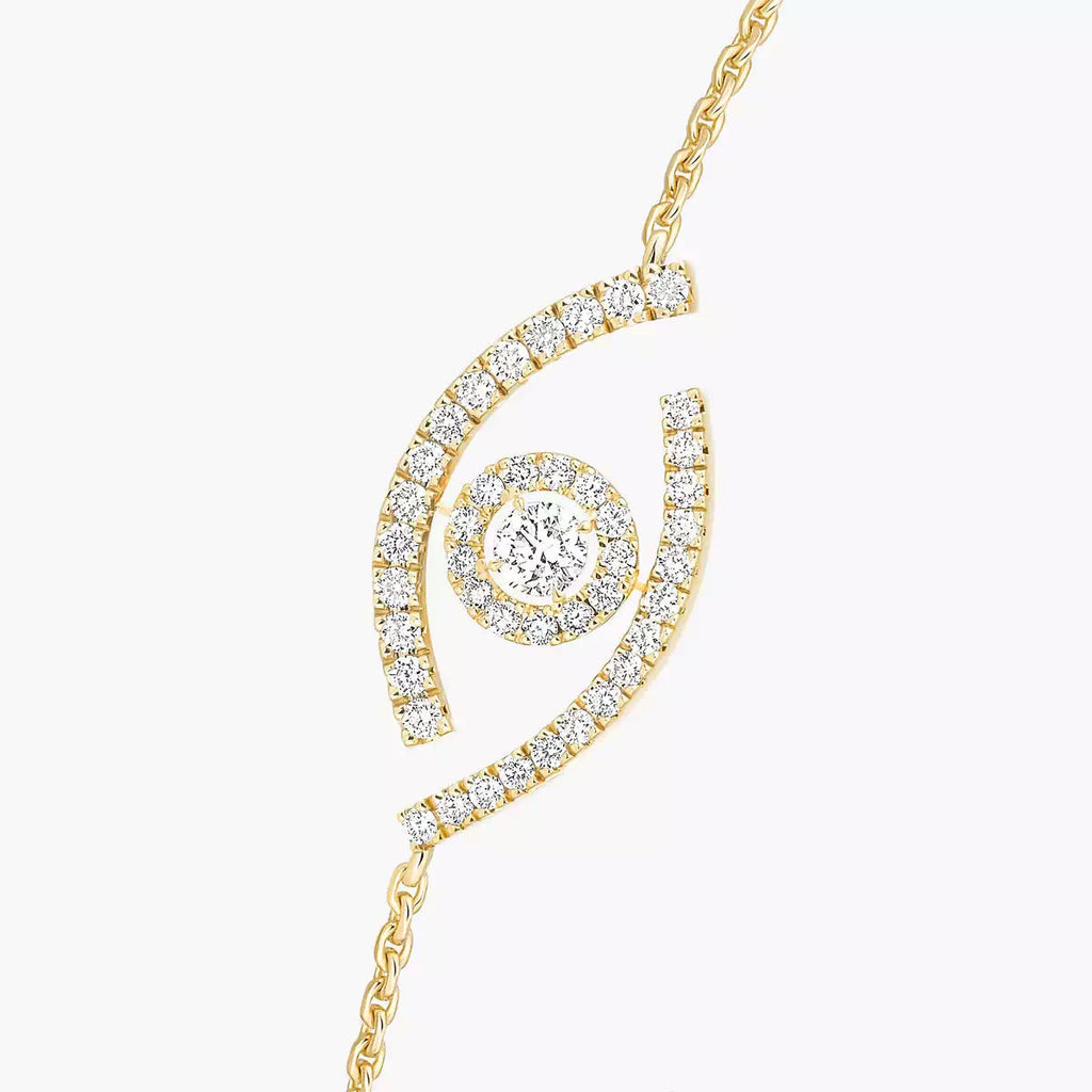 [Loco jewelrys]Lucky Eye Pave-Set Diamond Bracelet