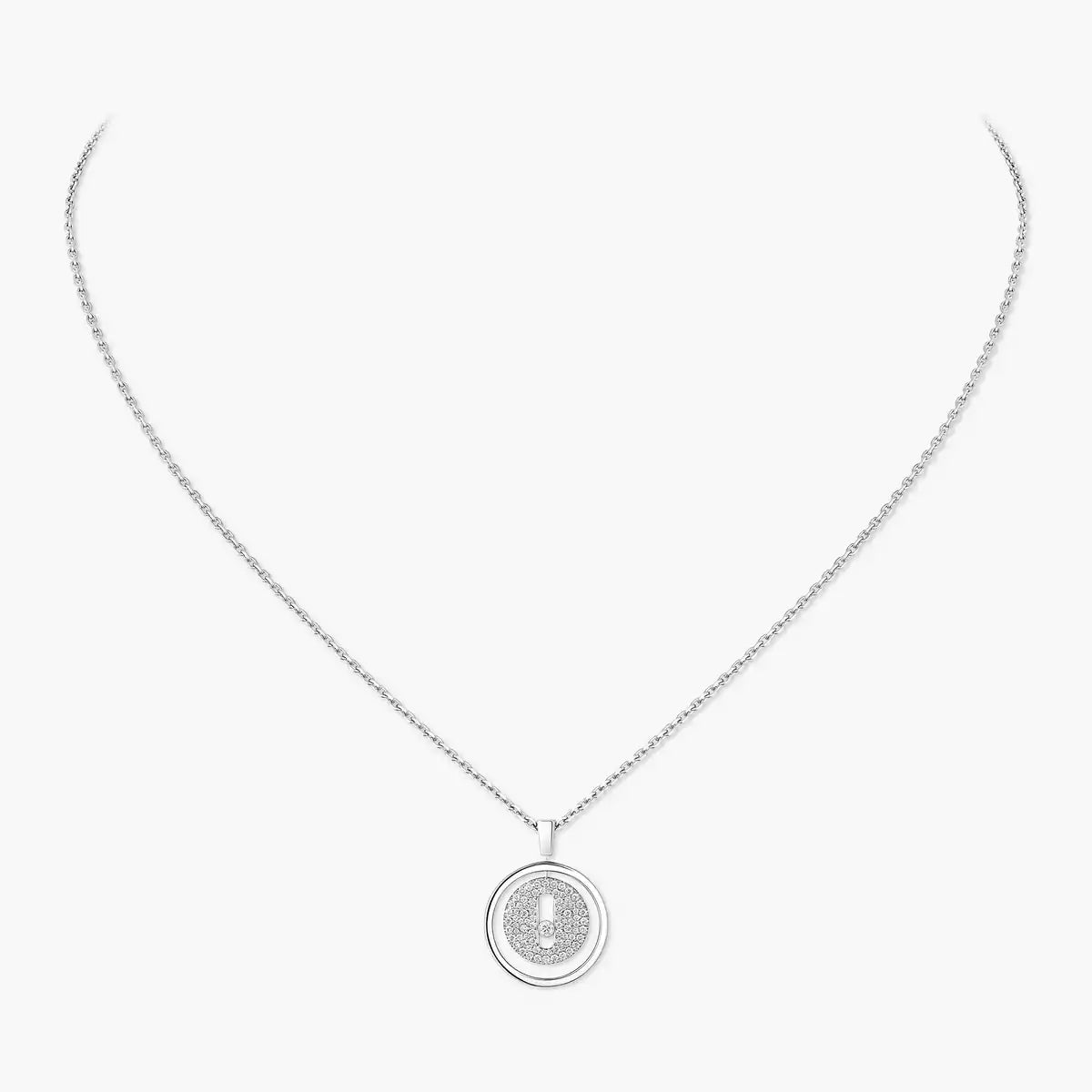 [Loco jewelrys] Lucky Move Diamond Necklace