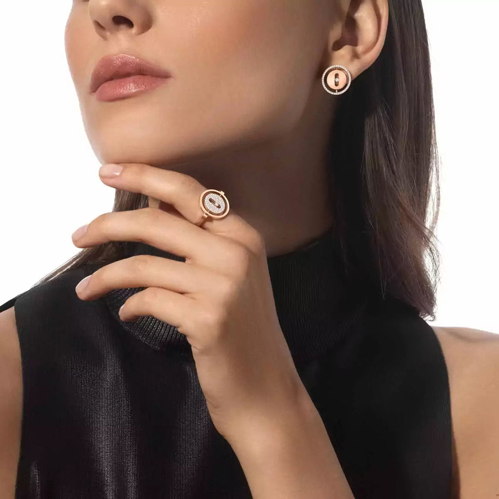 [Loco jewelrys]Lucky Move Diamond Earrings